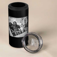 Funny Bigfoot Alien 4 in 1 Can Cooler Tumbler Sasquatch UFO Coaster - Wonder Print Shop