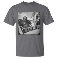 Funny Bigfoot Alien T Shirt Sasquatch UFO Coaster - Wonder Print Shop