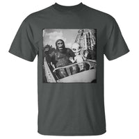 Funny Bigfoot Alien T Shirt Sasquatch UFO Coaster - Wonder Print Shop