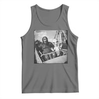 Funny Bigfoot Alien Tank Top Sasquatch UFO Coaster - Wonder Print Shop