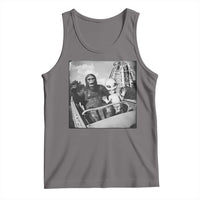 Funny Bigfoot Alien Tank Top Sasquatch UFO Coaster - Wonder Print Shop