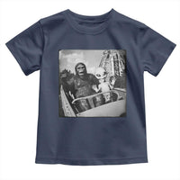 Funny Bigfoot Alien Toddler T Shirt Sasquatch UFO Coaster - Wonder Print Shop