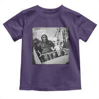 Funny Bigfoot Alien Toddler T Shirt Sasquatch UFO Coaster - Wonder Print Shop