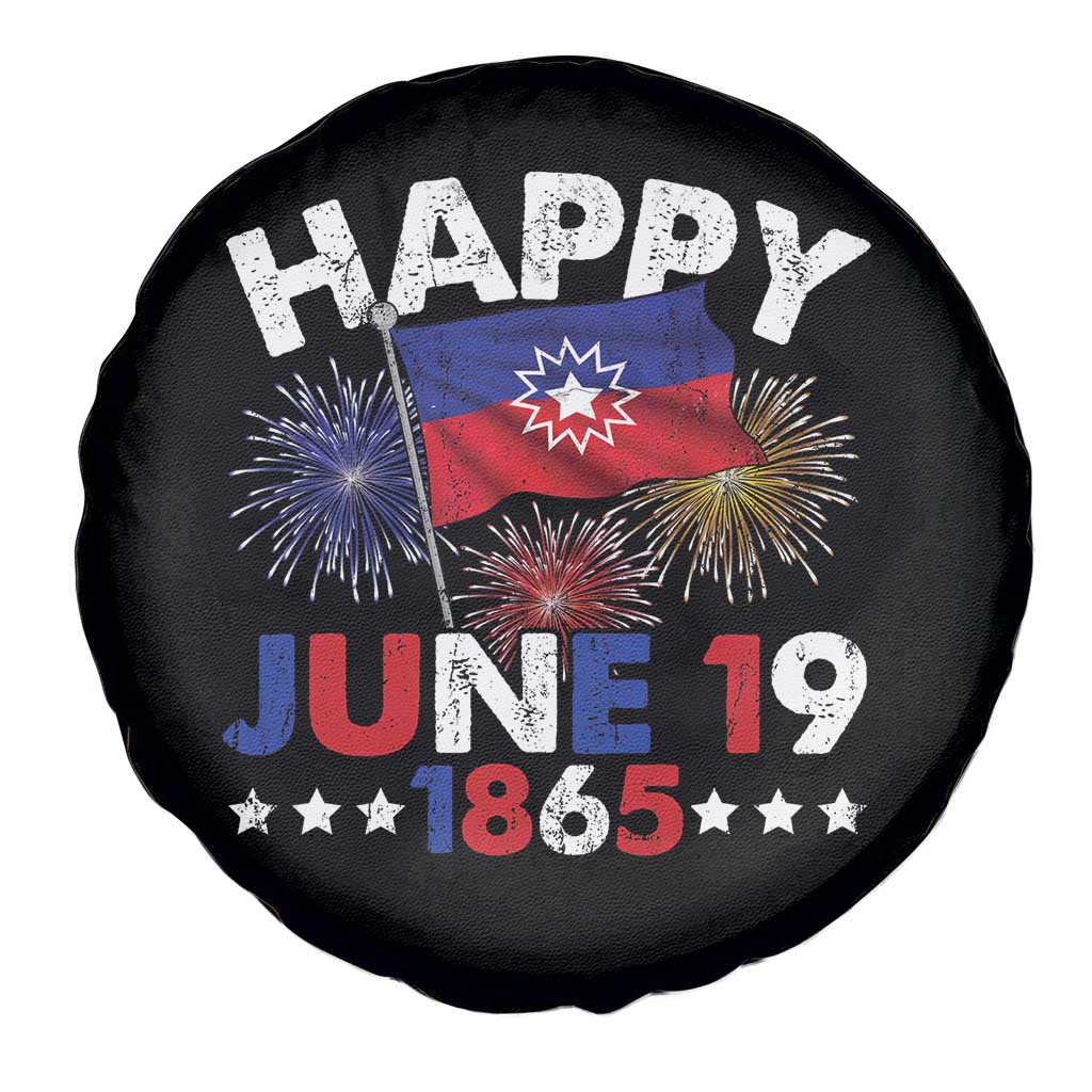 Juneteenth Flag Spare Tire Cover Black Freedom Black History June 19 1865