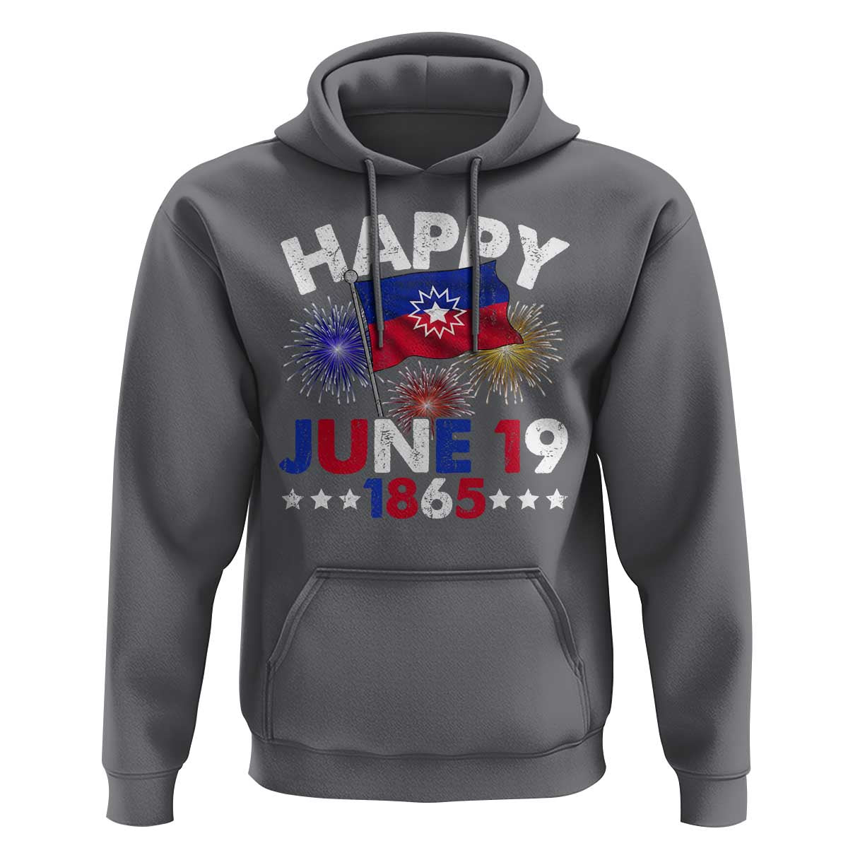 Juneteenth Flag Hoodie Black Freedom Black History June 19 1865