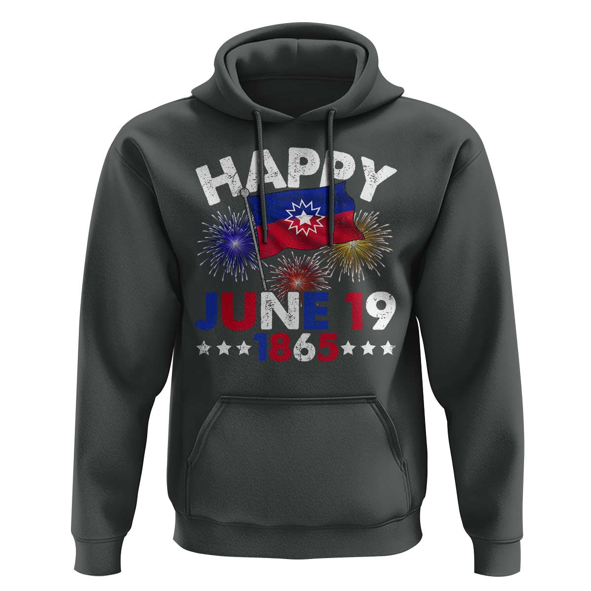 Juneteenth Flag Hoodie Black Freedom Black History June 19 1865