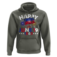 Juneteenth Flag Hoodie Black Freedom Black History June 19 1865
