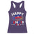 Juneteenth Flag Racerback Tank Top Black Freedom Black History June 19 1865