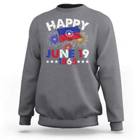 Juneteenth Flag Sweatshirt Black Freedom Black History June 19 1865