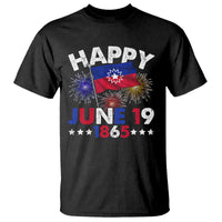 Juneteenth Flag T Shirt Black Freedom Black History June 19 1865