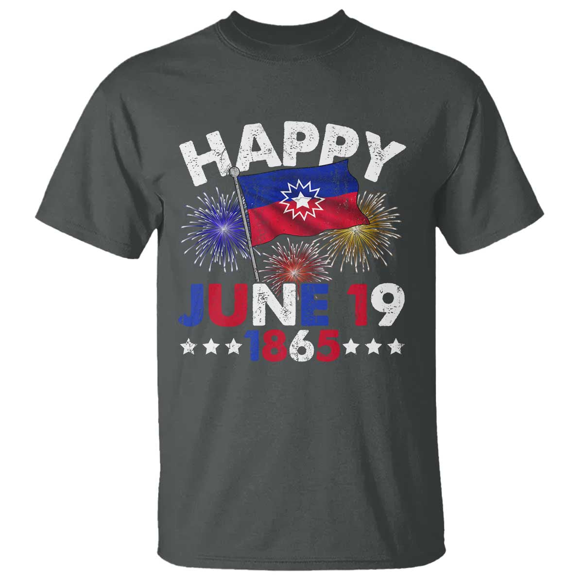 Juneteenth Flag T Shirt Black Freedom Black History June 19 1865