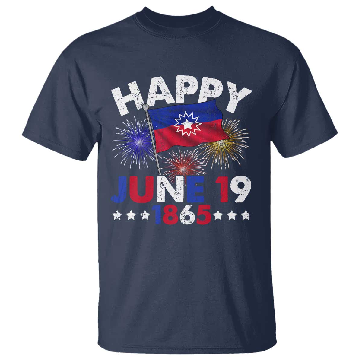 Juneteenth Flag T Shirt Black Freedom Black History June 19 1865