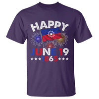 Juneteenth Flag T Shirt Black Freedom Black History June 19 1865
