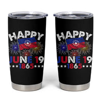 Juneteenth Flag Tumbler Cup Black Freedom Black History June 19 1865