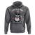 Funny Raccoon July 4th Hoodie Patriotic Trash Panda Feral But Free - Wonder Print Shop