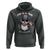 Funny Raccoon July 4th Hoodie Patriotic Trash Panda Feral But Free - Wonder Print Shop