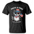 Funny Raccoon July 4th T Shirt Patriotic Trash Panda Feral But Free - Wonder Print Shop