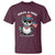Funny Raccoon July 4th T Shirt Patriotic Trash Panda Feral But Free - Wonder Print Shop