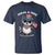 Funny Raccoon July 4th T Shirt Patriotic Trash Panda Feral But Free - Wonder Print Shop