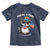 Funny Raccoon July 4th Toddler T Shirt Patriotic Trash Panda Feral But Free - Wonder Print Shop