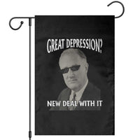 FDR Great Depression Deal With It Garden Flag Funny History Meme