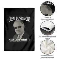 FDR Great Depression Deal With It Garden Flag Funny History Meme