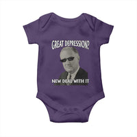FDR Great Depression Deal With It Baby Onesie Funny History Meme