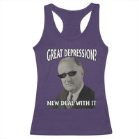 FDR Great Depression Deal With It Racerback Tank Top Funny History Meme