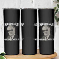 FDR Great Depression Deal With It Skinny Tumbler Funny History Meme
