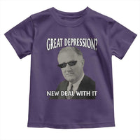 FDR Great Depression Deal With It Toddler T Shirt Funny History Meme