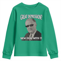 FDR Great Depression Deal With It Youth Sweatshirt Funny History Meme