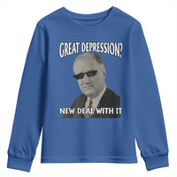 FDR Great Depression Deal With It Youth Sweatshirt Funny History Meme