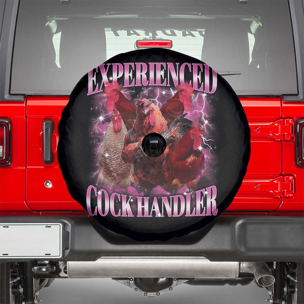 Embarrassing Adult Humor Experienced Cock Handler Inappropriate Spare Tire Cover - Wonder Print Shop