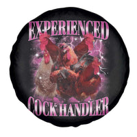 Embarrassing Adult Humor Experienced Cock Handler Inappropriate Spare Tire Cover - Wonder Print Shop