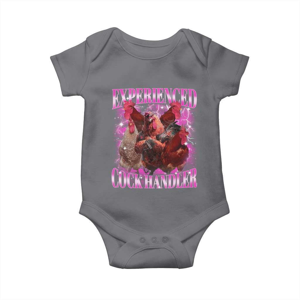 Embarrassing Adult Humor Experienced Cock Handler Inappropriate Baby Onesie - Wonder Print Shop