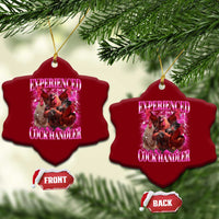 Embarrassing Adult Humor Experienced Cock Handler Inappropriate Ceramic Ornament - Wonder Print Shop