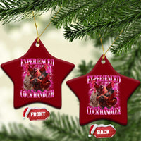 Embarrassing Adult Humor Experienced Cock Handler Inappropriate Ceramic Ornament - Wonder Print Shop