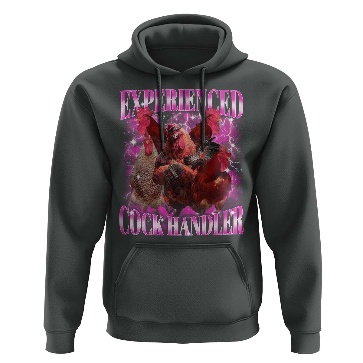 Embarrassing Adult Humor Experienced Cock Handler Inappropriate Hoodie - Wonder Print Shop