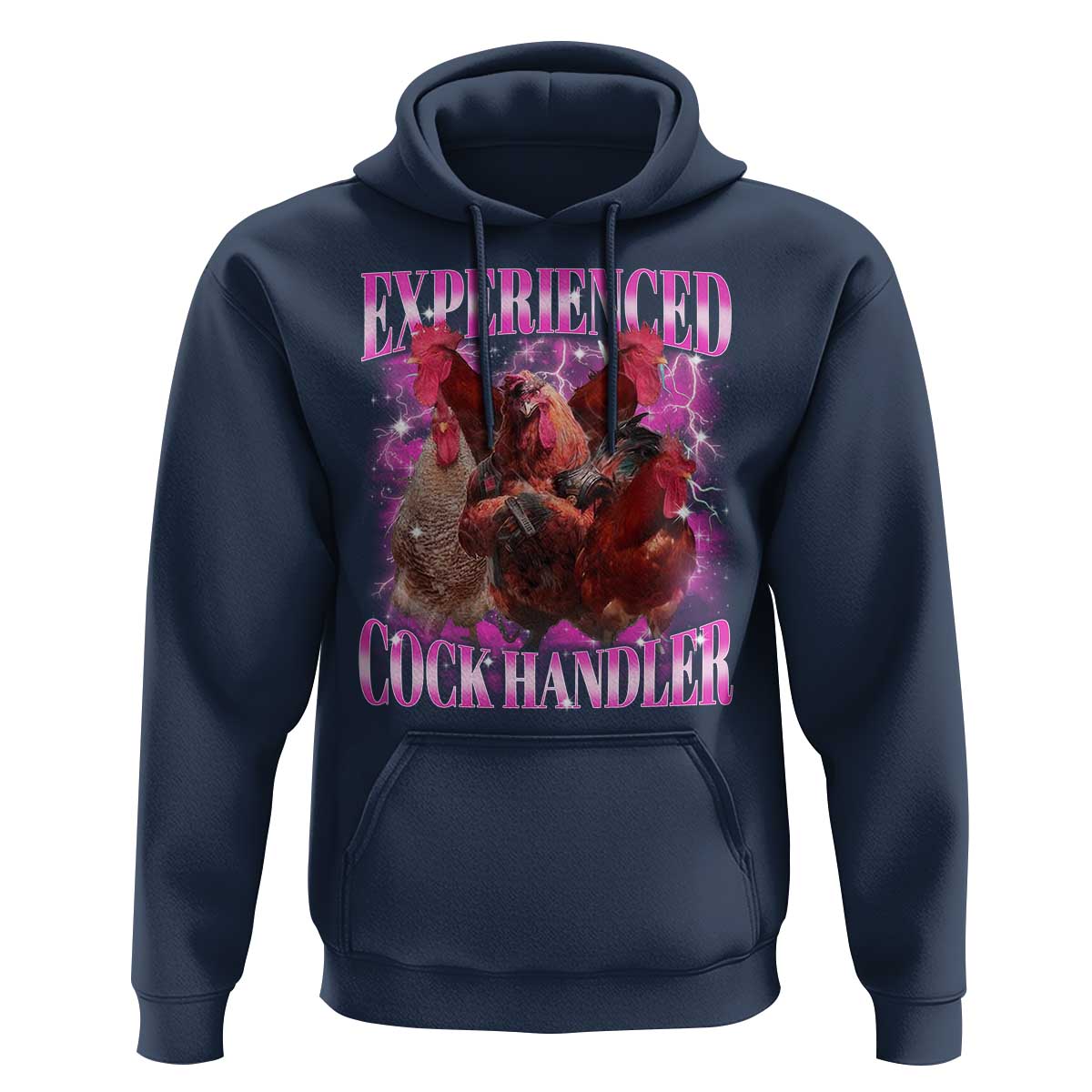 Embarrassing Adult Humor Experienced Cock Handler Inappropriate Hoodie - Wonder Print Shop