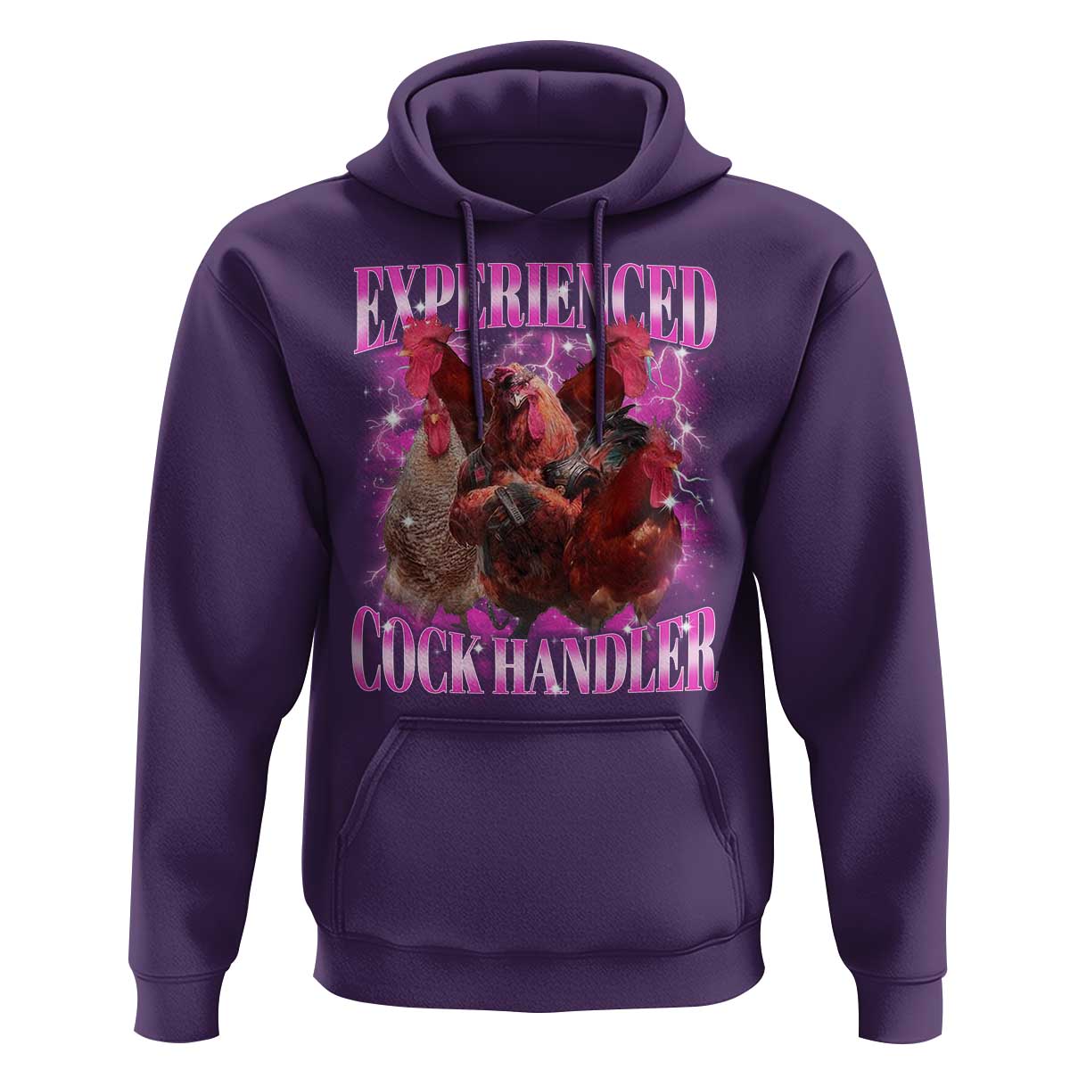 Embarrassing Adult Humor Experienced Cock Handler Inappropriate Hoodie - Wonder Print Shop