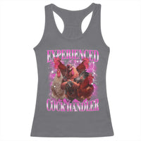 Embarrassing Adult Humor Experienced Cock Handler Inappropriate Racerback Tank Top - Wonder Print Shop