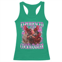 Embarrassing Adult Humor Experienced Cock Handler Inappropriate Racerback Tank Top - Wonder Print Shop