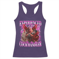 Embarrassing Adult Humor Experienced Cock Handler Inappropriate Racerback Tank Top - Wonder Print Shop
