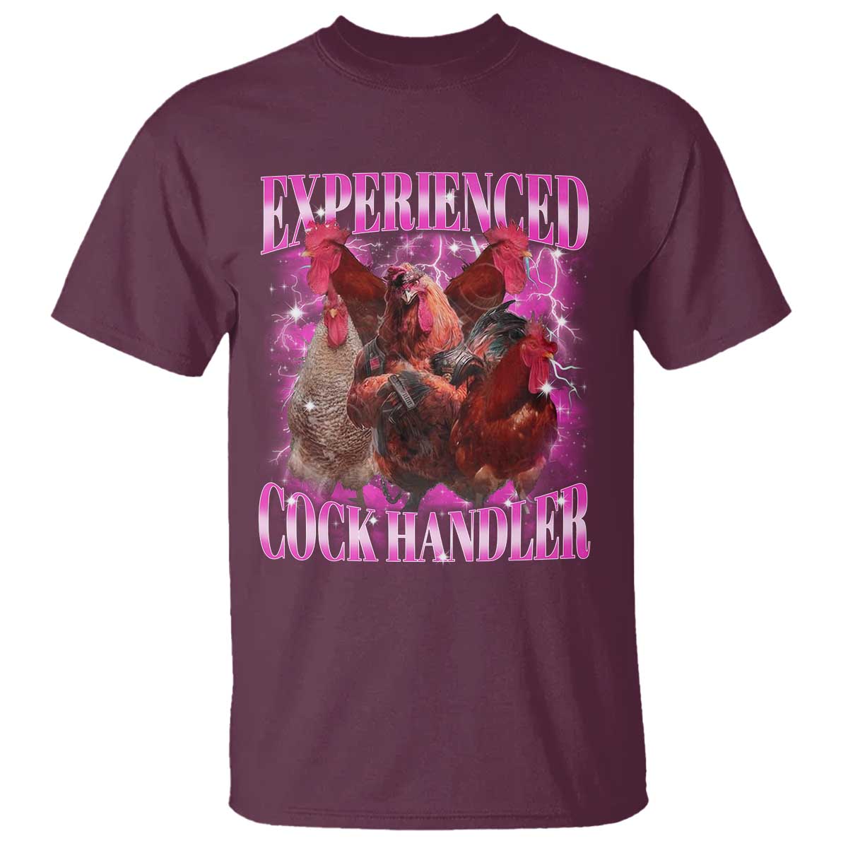 Embarrassing Adult Humor Experienced Cock Handler Inappropriate T Shirt - Wonder Print Shop