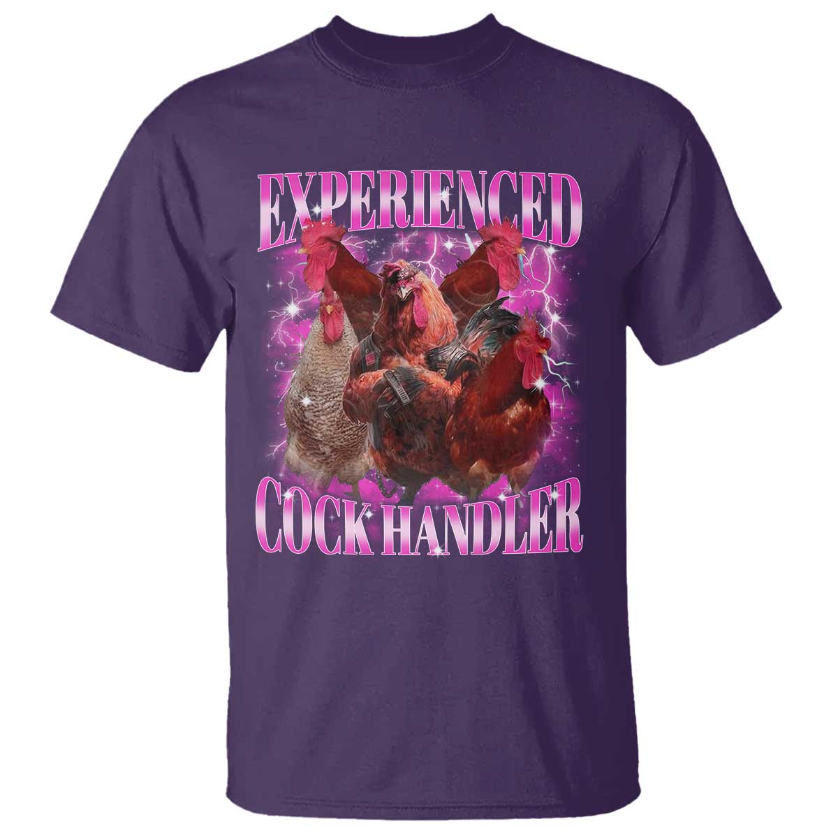 Embarrassing Adult Humor Experienced Cock Handler Inappropriate T Shirt - Wonder Print Shop