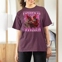 Embarrassing Adult Humor Experienced Cock Handler Inappropriate T Shirt For Women - Wonder Print Shop