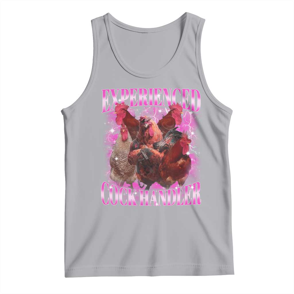 Embarrassing Adult Humor Experienced Cock Handler Inappropriate Tank Top - Wonder Print Shop