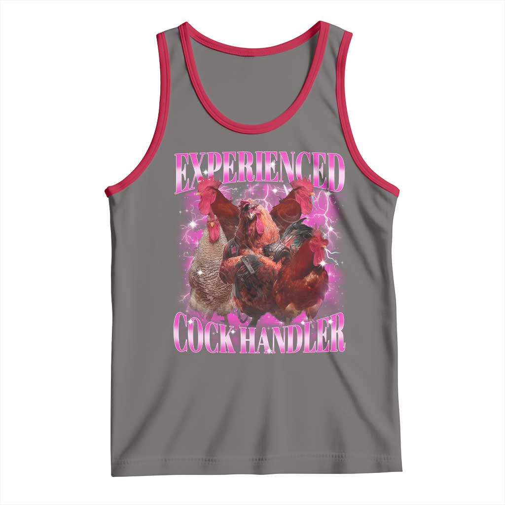 Embarrassing Adult Humor Experienced Cock Handler Inappropriate Tank Top - Wonder Print Shop