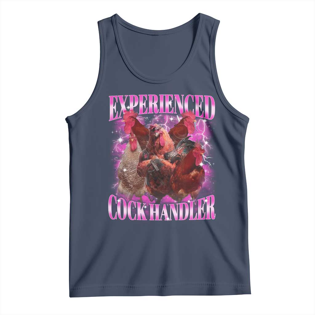 Embarrassing Adult Humor Experienced Cock Handler Inappropriate Tank Top - Wonder Print Shop