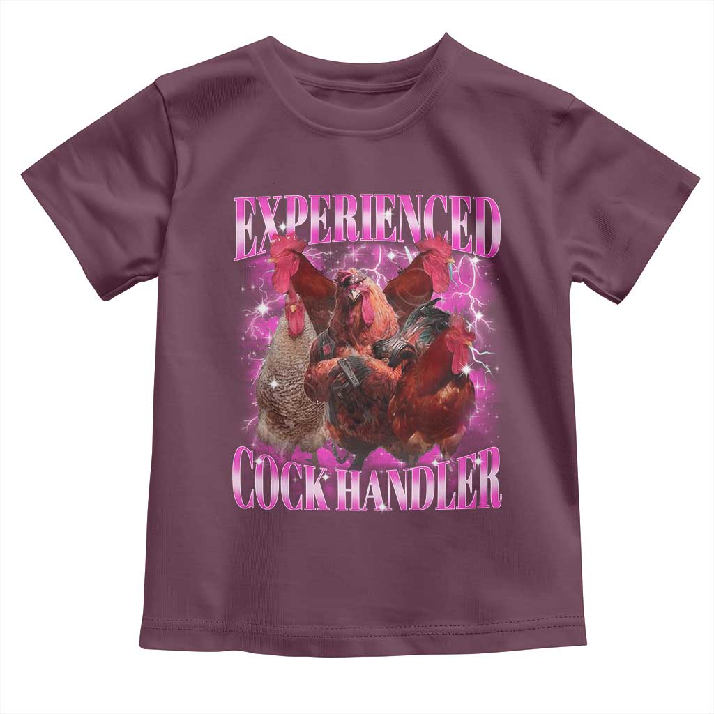 Embarrassing Adult Humor Experienced Cock Handler Inappropriate Toddler T Shirt - Wonder Print Shop